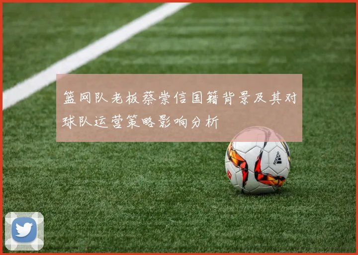 篮网队老板蔡崇信国籍背景及其对球队运营策略影响分析